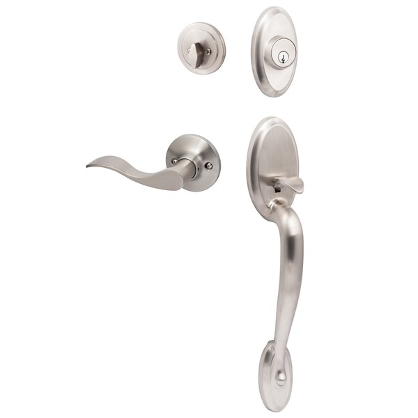 Sure-Loc Hardware Sure-Loc Hardware Aspen Handleset, Snowbird handleset trim, Satin Nickel, Left Hand AN507-SB LH 15 - main